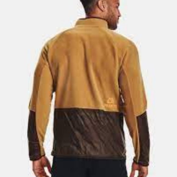 Under Armour Men's‎ Outdoor Polar-tec Forge Full-Zip 1365682 Walnut Brown Sample - Picture 2 of 10